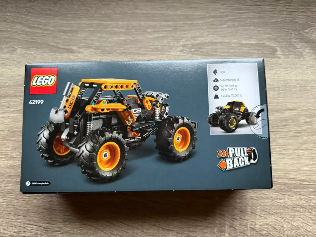 Lego Technic Monster Jam DIGatron Pull-Back 42199 - , stalo žaidimas 3